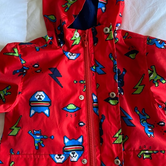 Joe Fresh Fleece-Lined Water Resistant Windbreaker - Picture 3 of 5